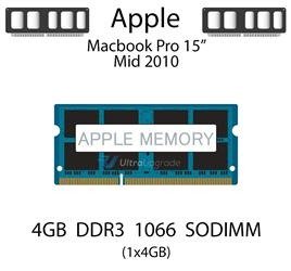 Pamięć RAM 4GB DDR3 dedykowana do komputera Apple Macbook Pro 15" Mid 2010