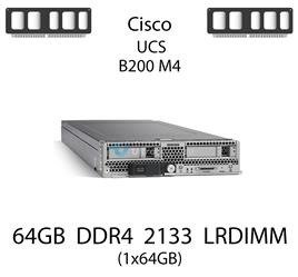 Pamięć RAM 64GB DDR4 dedykowana do serwera Cisco UCS B200 M4, LRDIMM, 2133MHz, 1.2V, 4Rx4