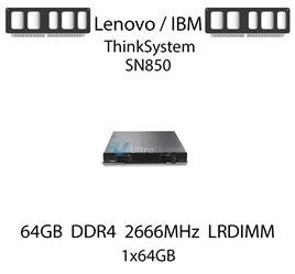 Pamięć RAM 64GB DDR4 dedykowana do serwera Lenovo / IBM ThinkSystem SN850, LRDIMM, 2666MHz, 1.2V, 4Rx4