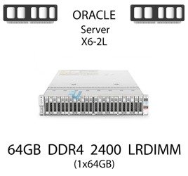 Pamięć RAM 64GB DDR4 dedykowana do serwera ORACLE Server X6-2L, LRDIMM, 2400MHz, 1.2V, 4Rx4 - 7113469