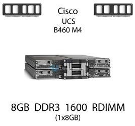 Pamięć RAM 8GB DDR3 dedykowana do serwera Cisco UCS B460 M4, RDIMM, 1600MHz, 1.35V