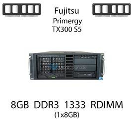 Pamięć RAM 8GB DDR3 dedykowana do serwera Fujitsu Primergy TX300 S5, RDIMM, 1333MHz, 1.5V