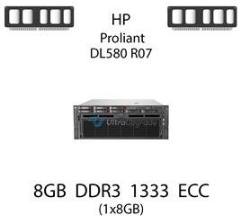 Pamięć RAM 8GB DDR3 dedykowana do serwera HP ProLiant DL580 R07, ECC UDIMM, 1333MHz