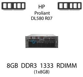 Pamięć RAM 8GB DDR3 dedykowana do serwera HP ProLiant DL580 R07, RDIMM, 1333MHz, 1.5V