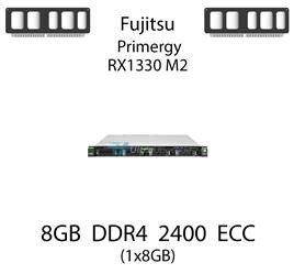 Pamięć RAM 8GB DDR4 dedykowana do serwera Fujitsu Primergy RX1330 M2, ECC UDIMM, 2400MHz, 1.2V