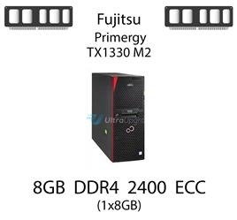 Pamięć RAM 8GB DDR4 dedykowana do serwera Fujitsu Primergy TX1330 M2, ECC UDIMM, 2400MHz, 1.2V