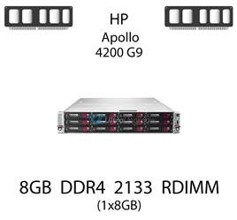 Pamięć RAM 8GB DDR4 dedykowana do serwera HP Apollo 4200 G9, RDIMM, 2133MHz, 1.2V, 1Rx4 - 726718-B21